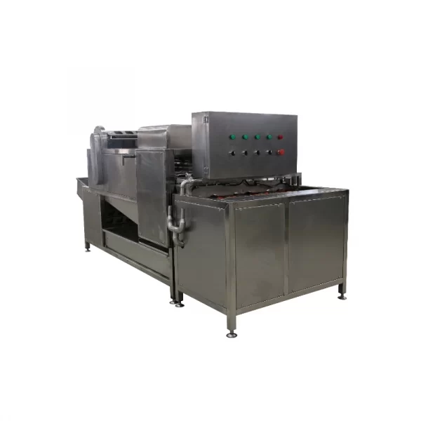 egg boiling and peeling machine